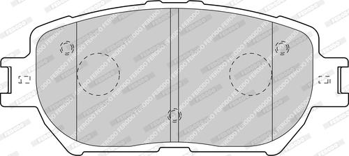 Ferodo FDB1620-D - Комплект спирачно феродо, дискови спирачки vvparts.bg