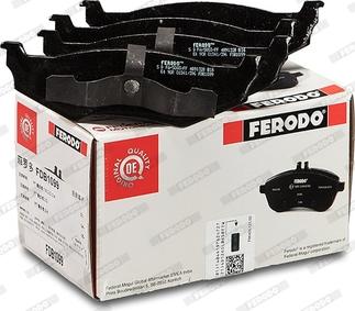 Ferodo FDB1099 - Комплект спирачно феродо, дискови спирачки vvparts.bg