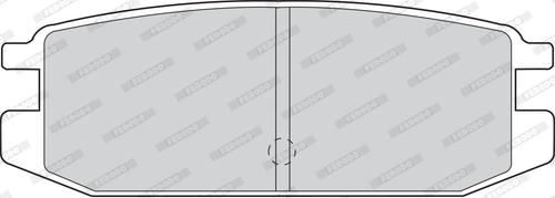 Ferodo FDB1010 - Комплект спирачно феродо, дискови спирачки vvparts.bg