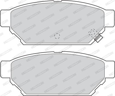 Ferodo FDB1013 - Комплект спирачно феродо, дискови спирачки vvparts.bg