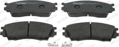 Ferodo FDB1025 - Комплект спирачно феродо, дискови спирачки vvparts.bg