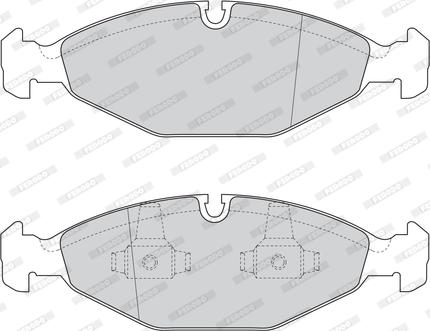 Ferodo FDB1169 - Комплект спирачно феродо, дискови спирачки vvparts.bg