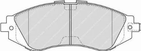 Koreastar KBPD-022 - Комплект спирачно феродо, дискови спирачки vvparts.bg