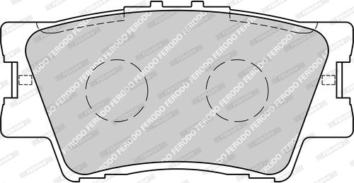 Ferodo FDB1892-D - Комплект спирачно феродо, дискови спирачки vvparts.bg