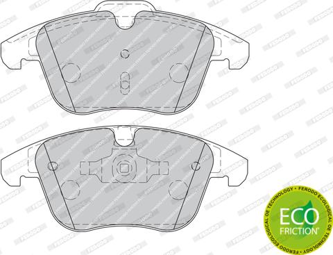 Ferodo FDB1897 - Комплект спирачно феродо, дискови спирачки vvparts.bg