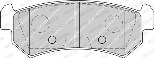 Ferodo FDB1889-D - Комплект спирачно феродо, дискови спирачки vvparts.bg