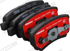 Ferodo FDB1839-S - Комплект спирачно феродо, дискови спирачки vvparts.bg