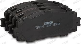 Ferodo FDB1829-D - Комплект спирачно феродо, дискови спирачки vvparts.bg