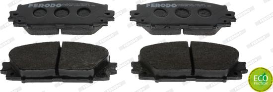 Ferodo FDB1829 - Комплект спирачно феродо, дискови спирачки vvparts.bg