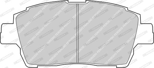 Ferodo FDB1392-D - Комплект спирачно феродо, дискови спирачки vvparts.bg