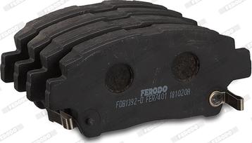Ferodo FDB1392-D - Комплект спирачно феродо, дискови спирачки vvparts.bg