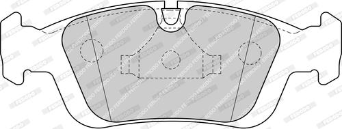 Ferodo FDB1300-D - Комплект спирачно феродо, дискови спирачки vvparts.bg