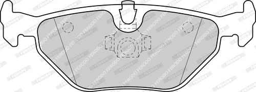 Ferodo FDB1301-D - Комплект спирачно феродо, дискови спирачки vvparts.bg