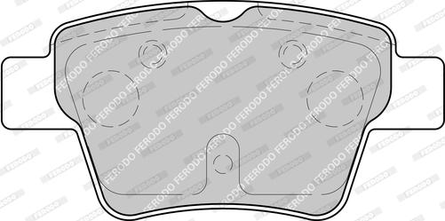 Ferodo FDB1784-D - Комплект спирачно феродо, дискови спирачки vvparts.bg