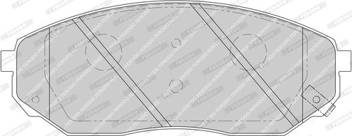 Ferodo FDB1735-D - Комплект спирачно феродо, дискови спирачки vvparts.bg