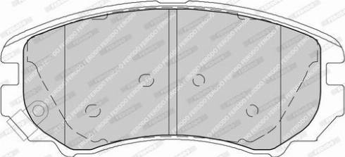 Ferodo FDB1733-D - Комплект спирачно феродо, дискови спирачки vvparts.bg