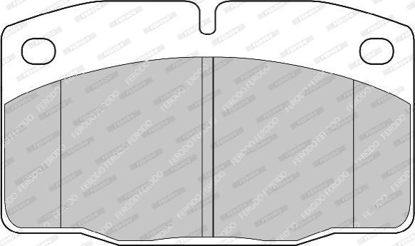 Ferodo FDB173C - Комплект спирачно феродо, дискови спирачки vvparts.bg