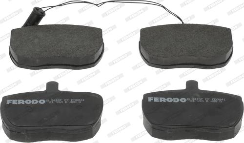 Ferodo FDB841 - Комплект спирачно феродо, дискови спирачки vvparts.bg