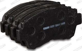 Ferodo FDB868-D - Комплект спирачно феродо, дискови спирачки vvparts.bg