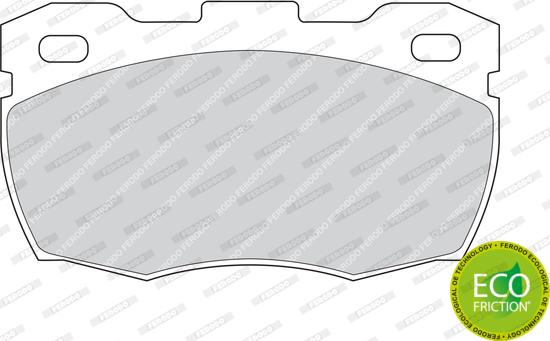 Ferodo FDB871 - Комплект спирачно феродо, дискови спирачки vvparts.bg