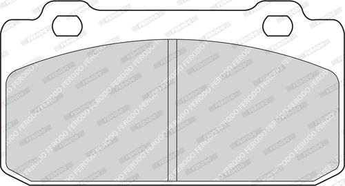 Ferodo FDB349 - Комплект спирачно феродо, дискови спирачки vvparts.bg