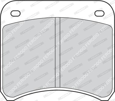 Ferodo FDB342 - Комплект спирачно феродо, дискови спирачки vvparts.bg