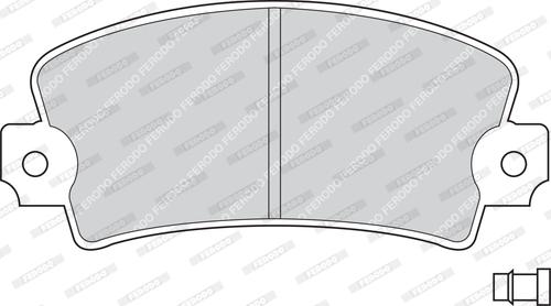 Ferodo FDB361 - Комплект спирачно феродо, дискови спирачки vvparts.bg