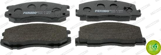 Ferodo FDB306 - Комплект спирачно феродо, дискови спирачки vvparts.bg