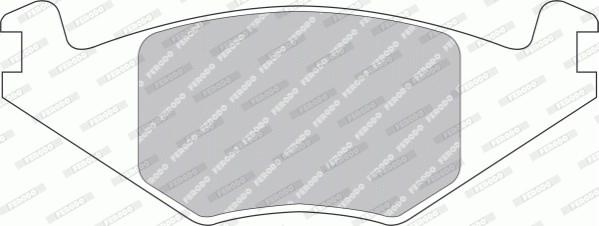 Ferodo FDB385G - Комплект спирачно феродо, дискови спирачки vvparts.bg