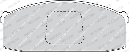 Ferodo FDB294 - Комплект спирачно феродо, дискови спирачки vvparts.bg