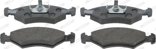 Ferodo FDB206 - Комплект спирачно феродо, дискови спирачки vvparts.bg