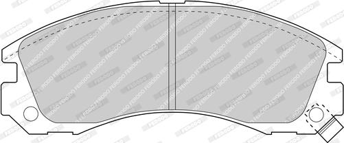 Ferodo FDB765-D - Комплект спирачно феродо, дискови спирачки vvparts.bg