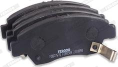 Ferodo FDB776-D - Комплект спирачно феродо, дискови спирачки vvparts.bg