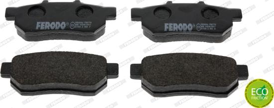Ferodo FDB778 - Комплект спирачно феродо, дискови спирачки vvparts.bg