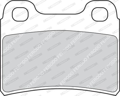 Ferodo FDB772 - Комплект спирачно феродо, дискови спирачки vvparts.bg