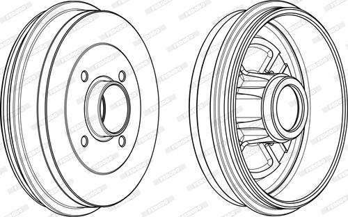 Ferodo FDR329114 - Спирачен барабан vvparts.bg