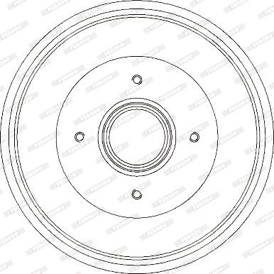 Ferodo FDR329732 - Спирачен барабан vvparts.bg