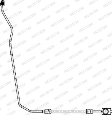 Ferodo FHY3065 - Спирачен маркуч vvparts.bg