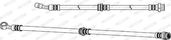 Ferodo FHY3142 - Спирачен маркуч vvparts.bg