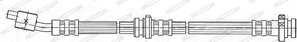 Ferodo FHY3109 - Спирачен маркуч vvparts.bg