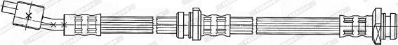 Ferodo FHY3108 - Спирачен маркуч vvparts.bg