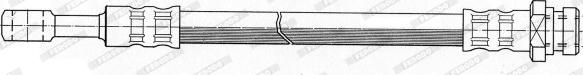 Ferodo FHY3107 - Спирачен маркуч vvparts.bg