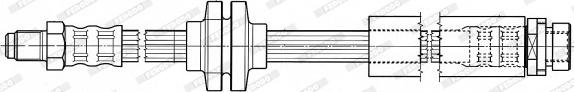 Ferodo FHY3187 - Спирачен маркуч vvparts.bg