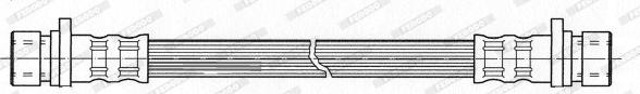 Ferodo FHY2958 - Спирачен маркуч vvparts.bg