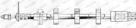 Ferodo FHY2197 - Спирачен маркуч vvparts.bg