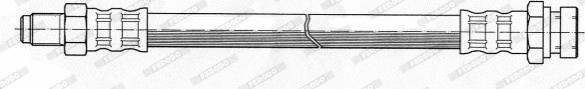 Ferodo FHY2383 - Спирачен маркуч vvparts.bg