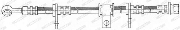 Ferodo FHY2411 - Спирачен маркуч vvparts.bg