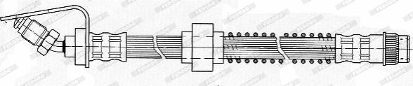 Ferodo FHY2243 - Спирачен маркуч vvparts.bg