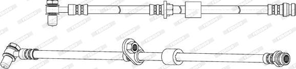 Ferodo FHY2787 - Спирачен маркуч vvparts.bg