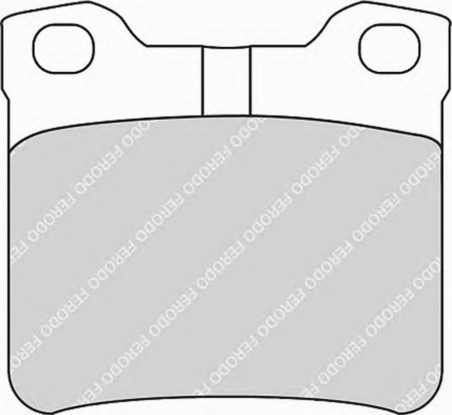 Ferodo FQT1415 - Комплект спирачно феродо, дискови спирачки vvparts.bg